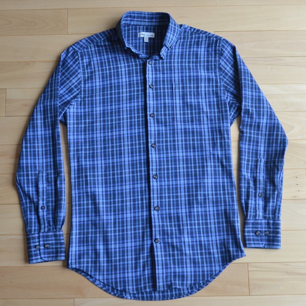 Peter Millar Blue Casual Button Down Shirt